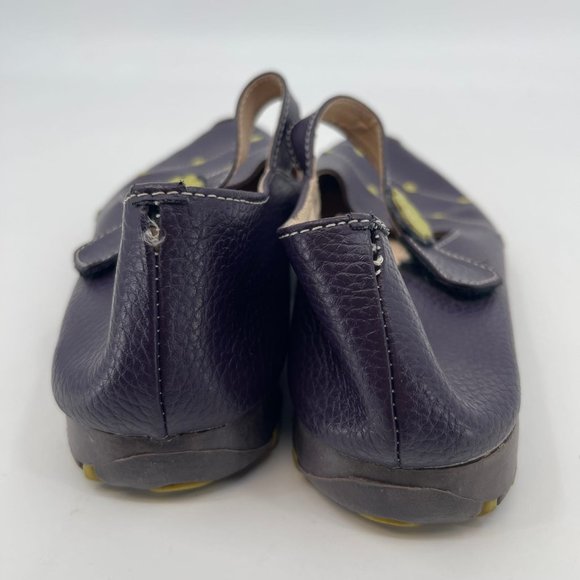 bernie mev. Purple Yellow Leather Flats & Loafers | Size 40EU - Picture 2 of 8
